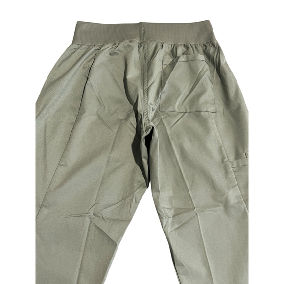 Landau Scrubs Womens XS Proflex Flat Front Cargo Jogger Seagrass Stretch NWT - Picture 11 of 12